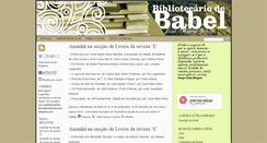 Desktop Screenshot of bibliotecariodebabel.com